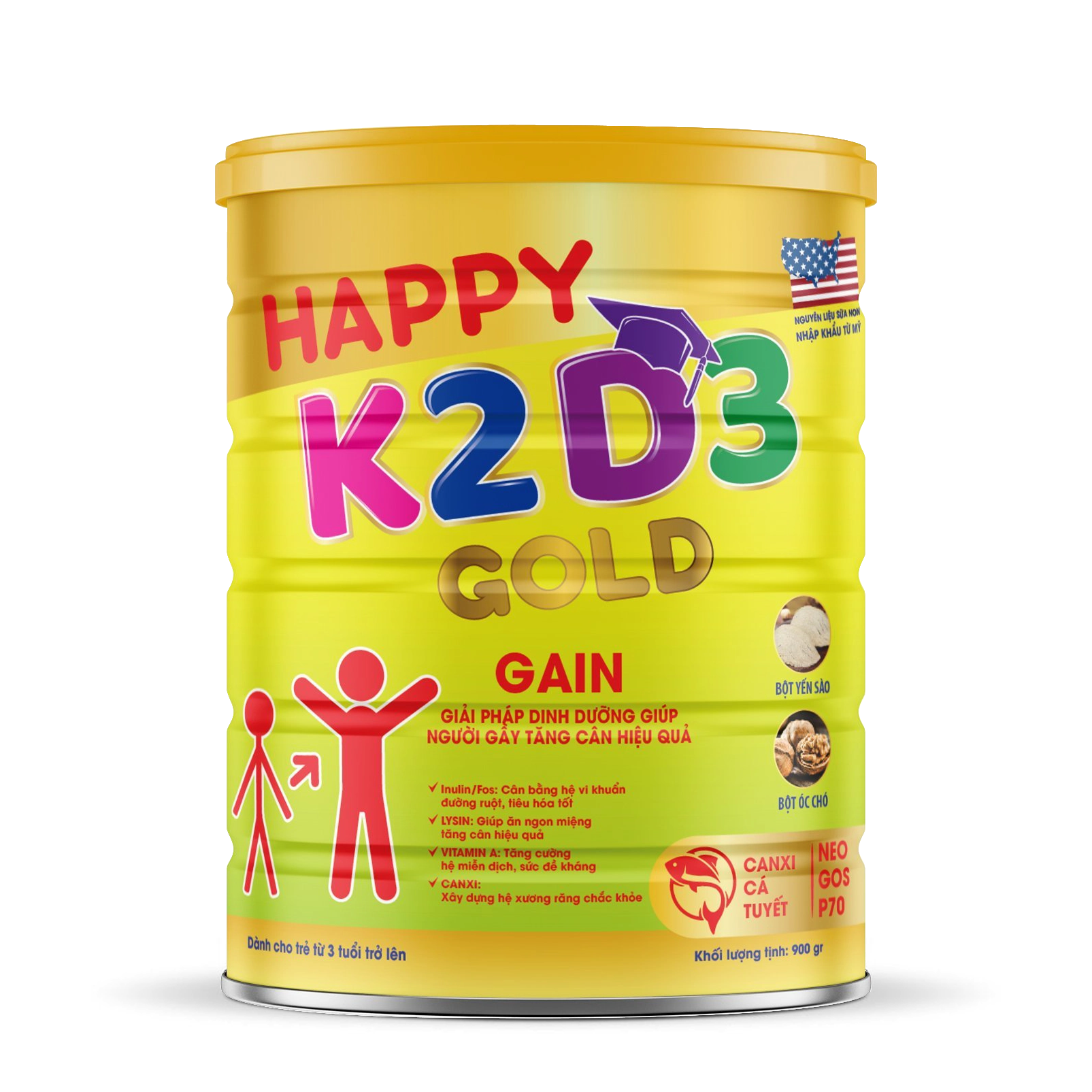 Happy K2D3 Gold - Gain
